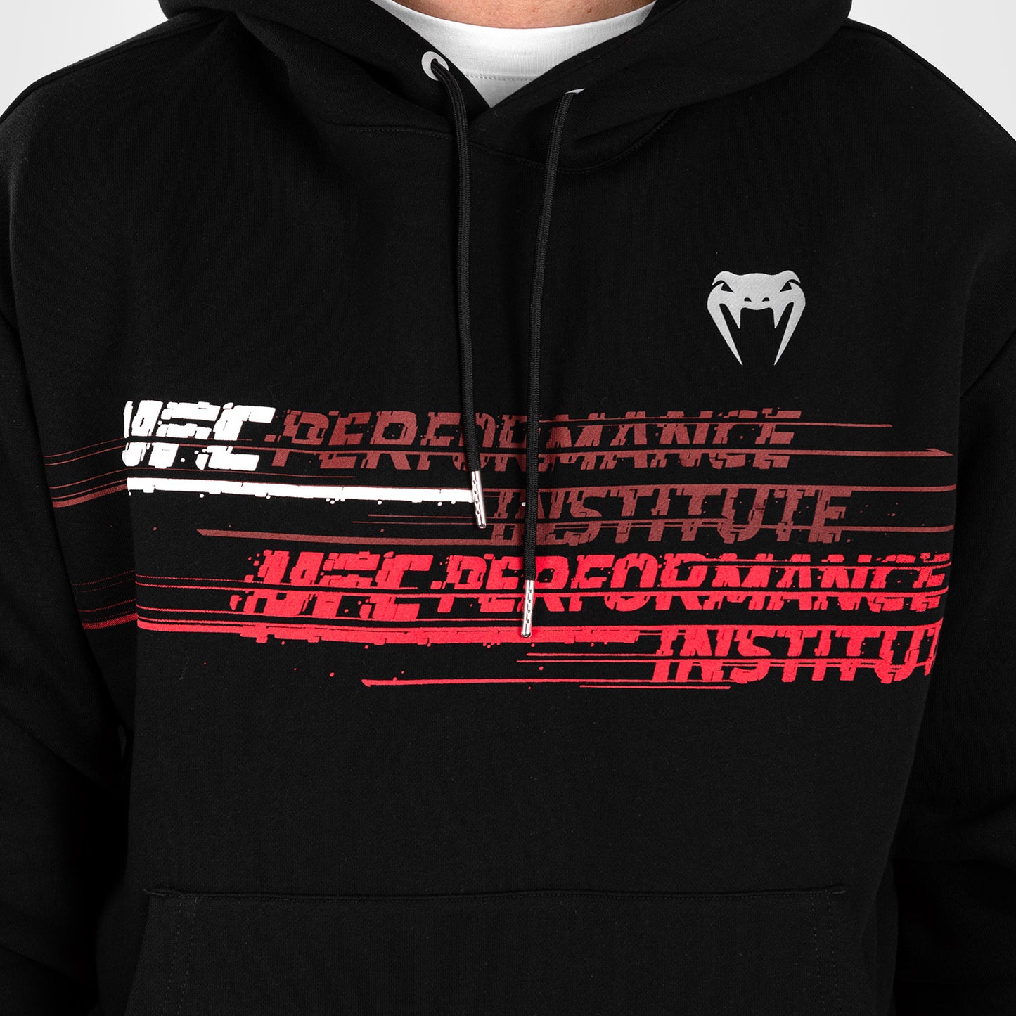 UFC Venum Performance Institute 2.0 Sudadera con Capucha para Hombre - Negro/Rojo