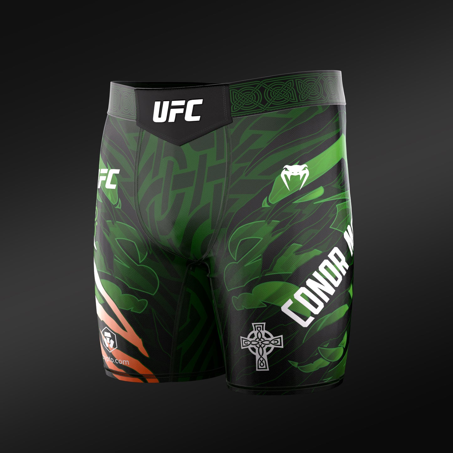 UFC Unrivaled by Venum Conor McGregor Pantalones cortos de vale tudo para hombre - Verde