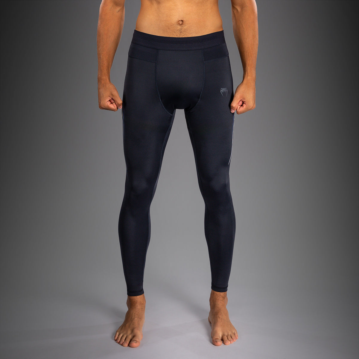 Venum G-Core Spats - Navy Blue/White