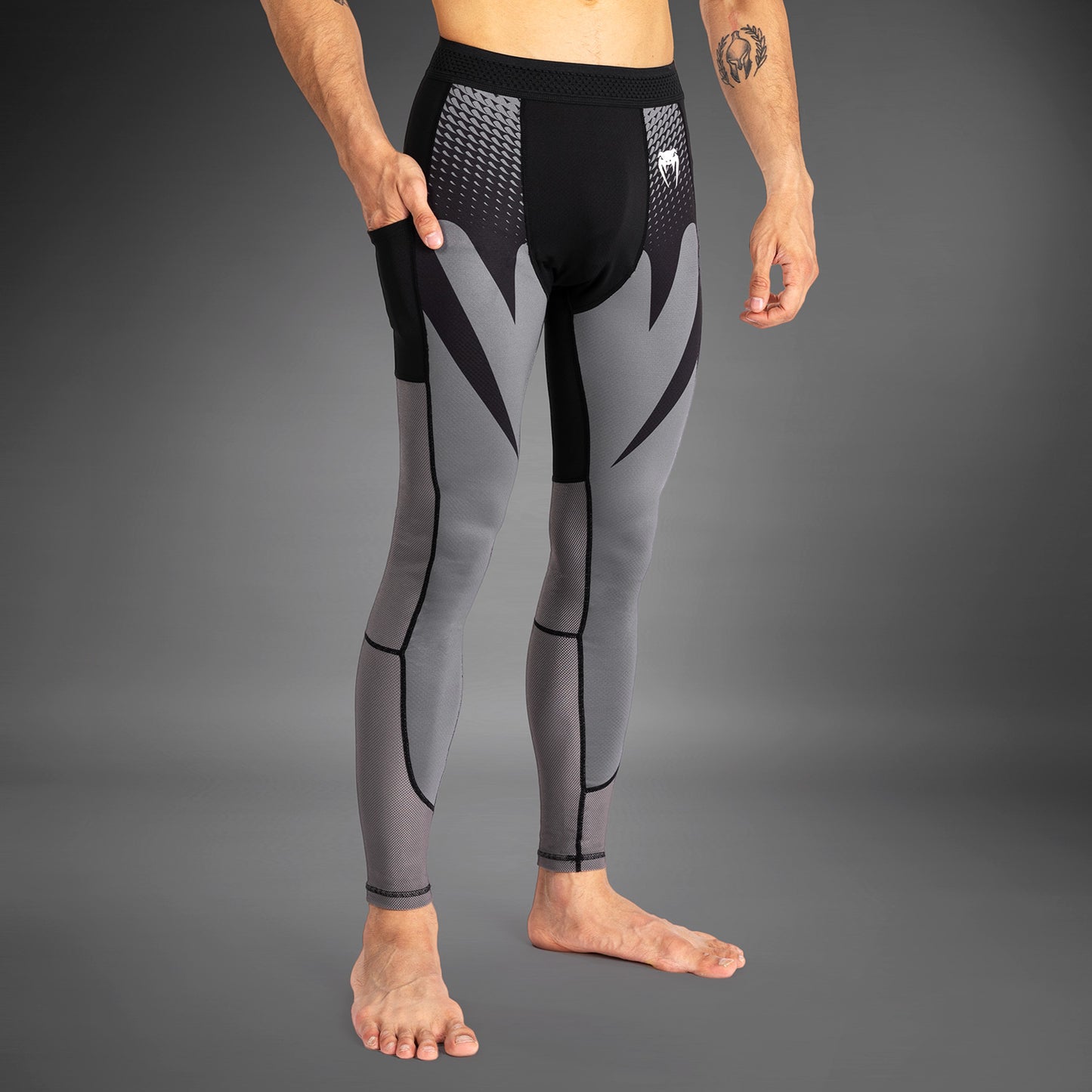 Venum Attack Pantalones de Compresión para Hombre - Negro