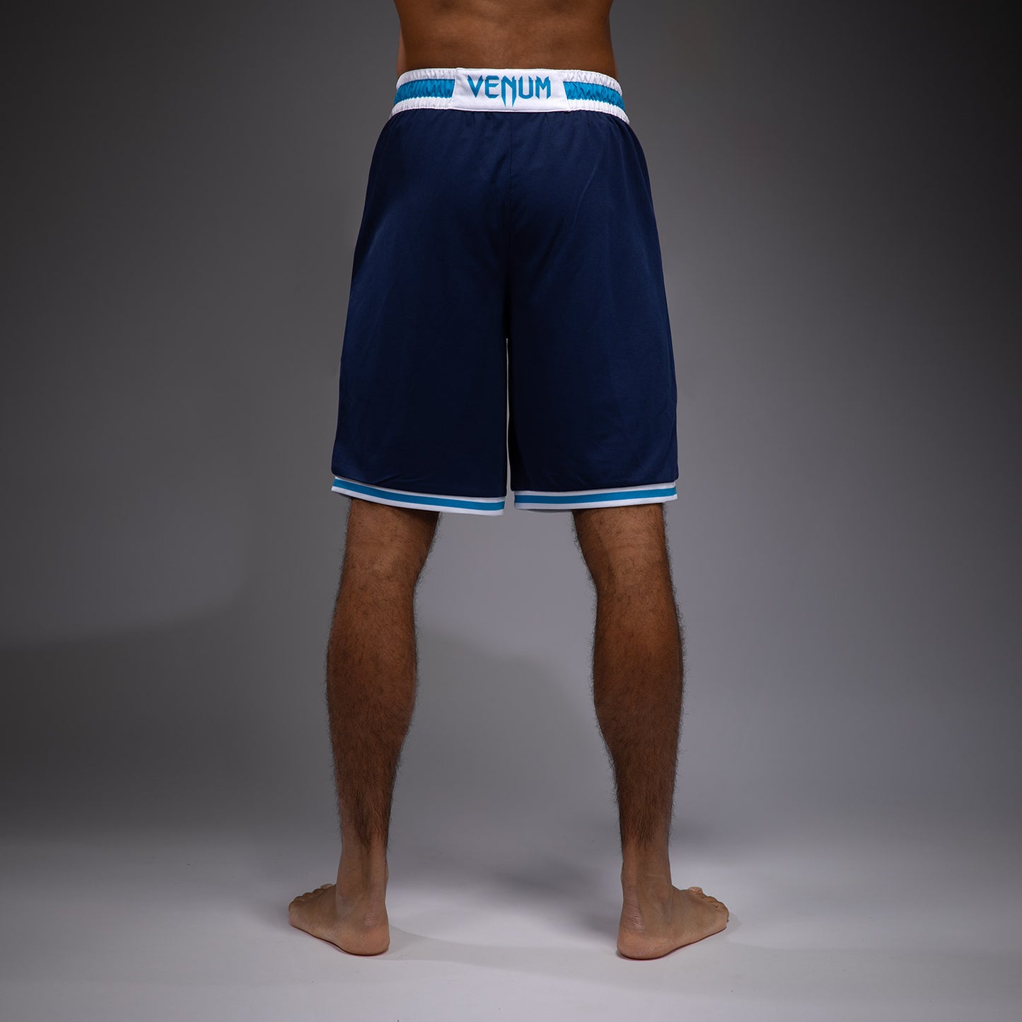 Venum x Top Rank Original Pantalones Cortos de Baloncesto para Hombre - Azul Marino