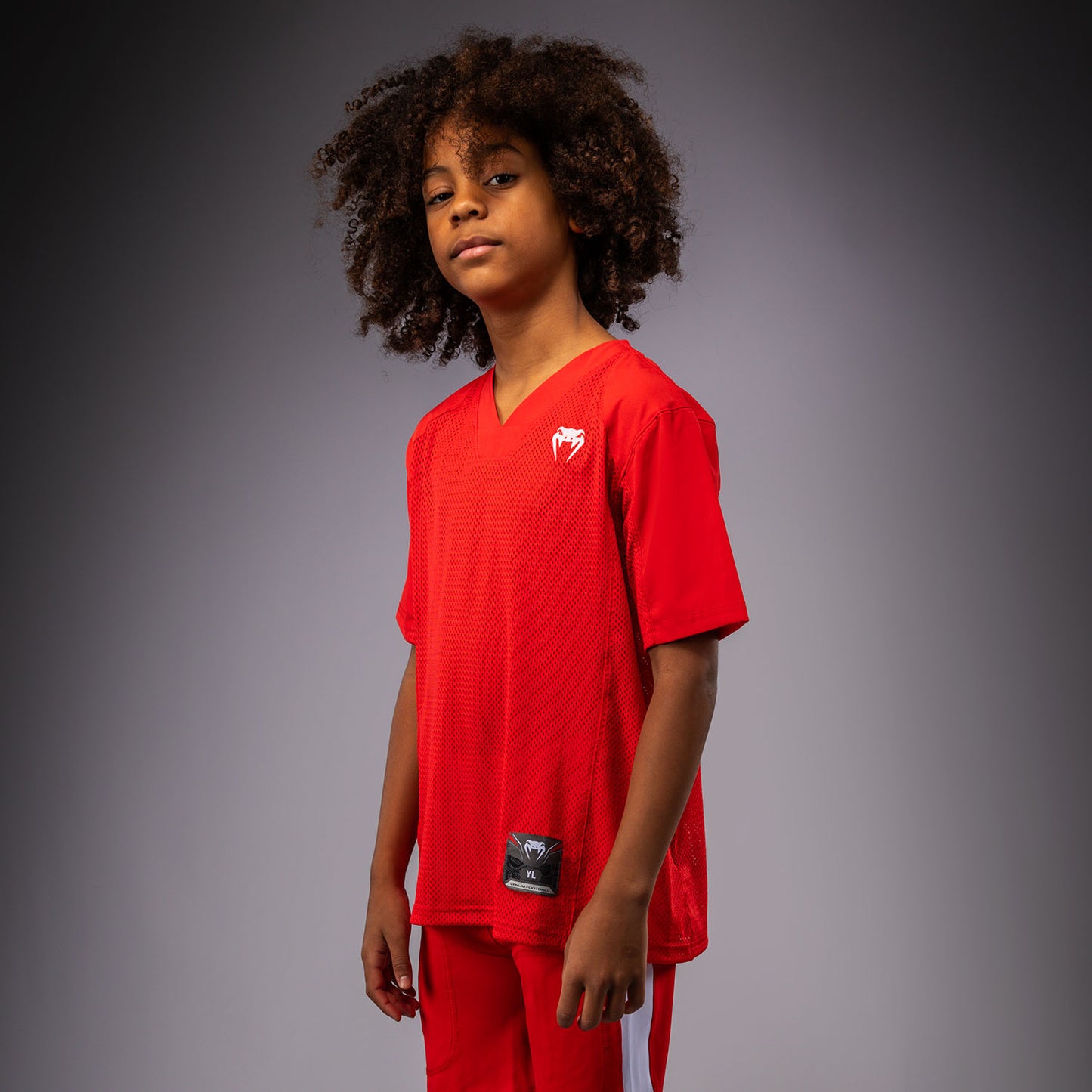 Venum Elite Football Camiseta de Fútbol Manga Corta Para Niños - Rojo