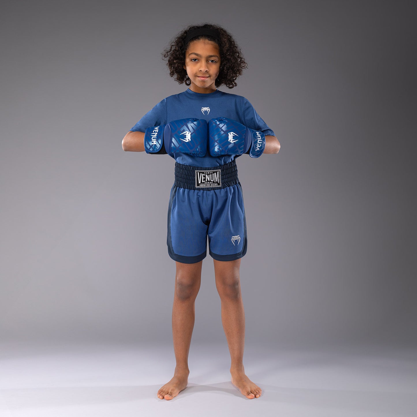 Venum Classic Short de boxeo para niños - Azul real