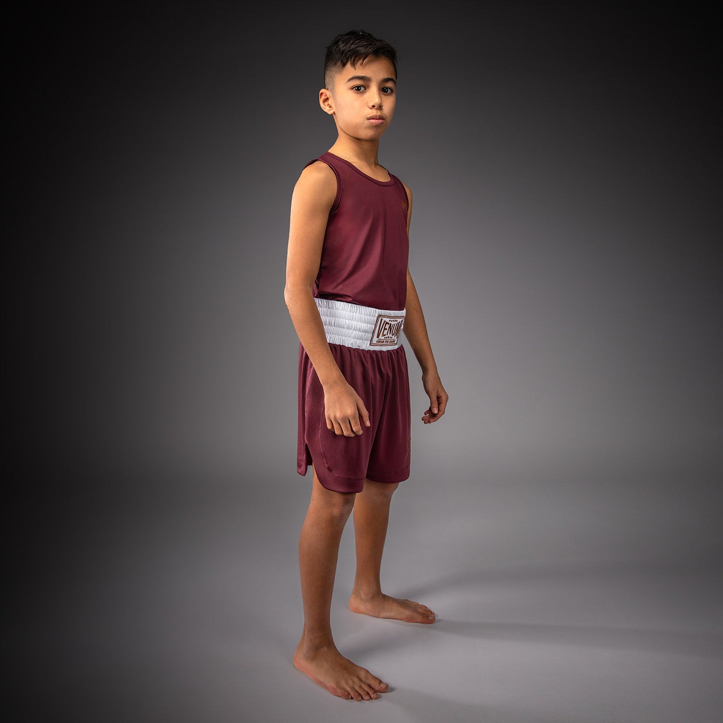Venum Classic Short de Boxeo Para Niños – Burdeos