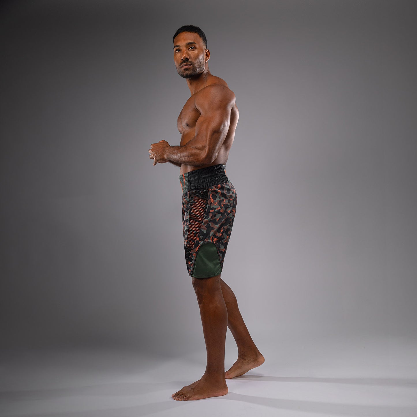 Venum Jungle Ops Pantalones cortos de boxeo para hombre - Cañón Camo