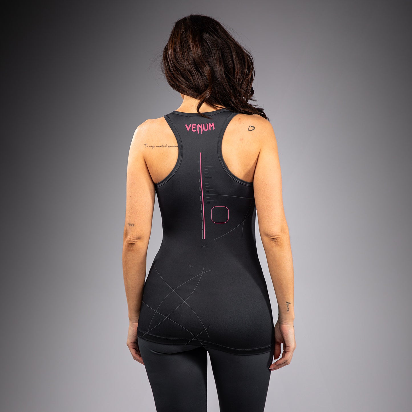 Venum Tactical XT Camiseta de tirantes para mujer - Negra/Gris Tormenta