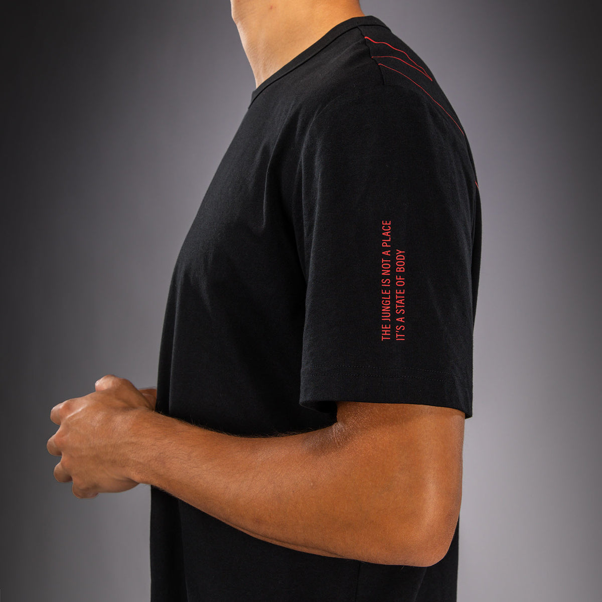 Venum Amazonia Reborn Camiseta - Negro/Rojo