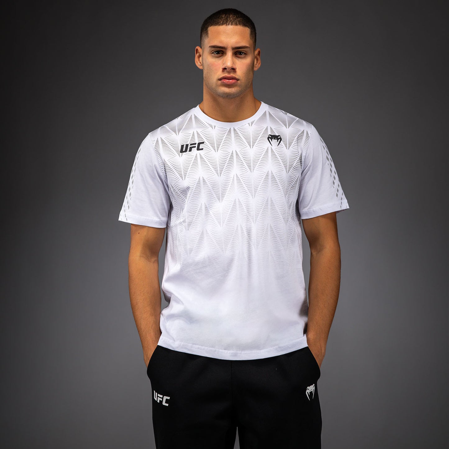 UFC Zenith by Venum Replica Camiseta Hombre - Blanco