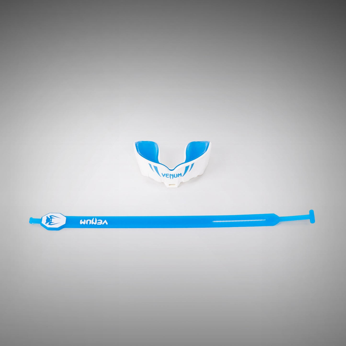 Venum Challenger Protector Bucal Niños con Correa/Sin Correa - Blanco/Azul