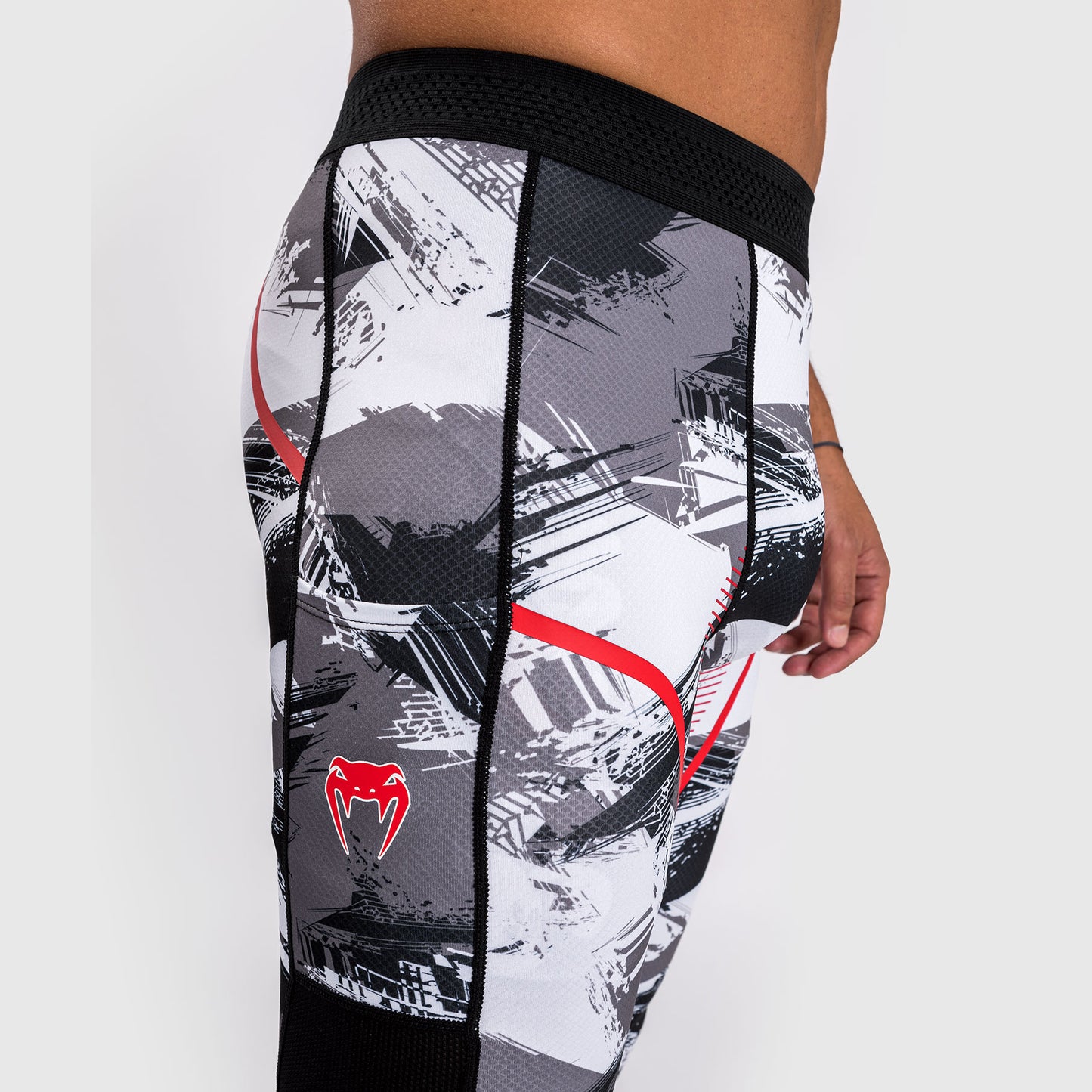 Venum Electron 3.0 Pantalones de compresión - Gris/Rojo