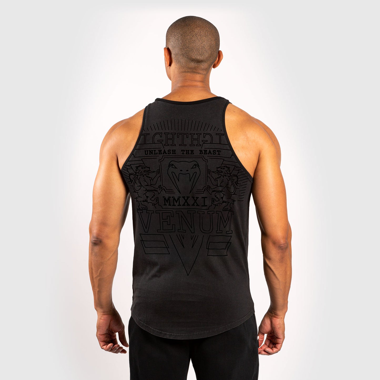 Camiseta sin mangas Venum LIONS21 - Negro/Negro