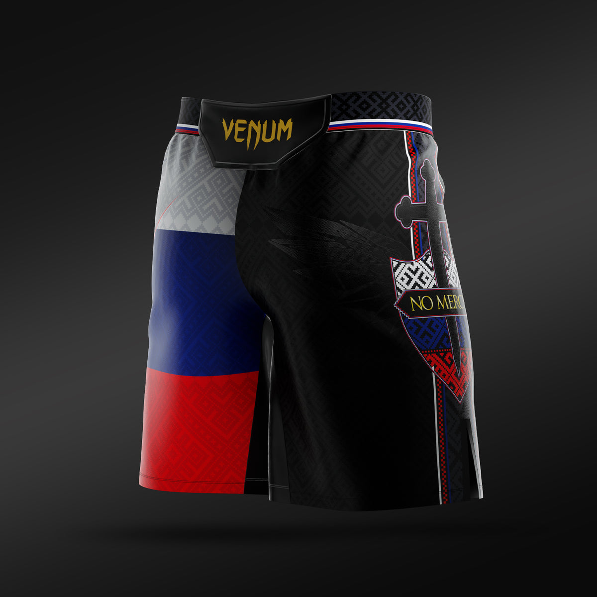 Venum UFC Unrivaled by Venum Petr Yan Short de Combate Long Fit para Hombre – Negro