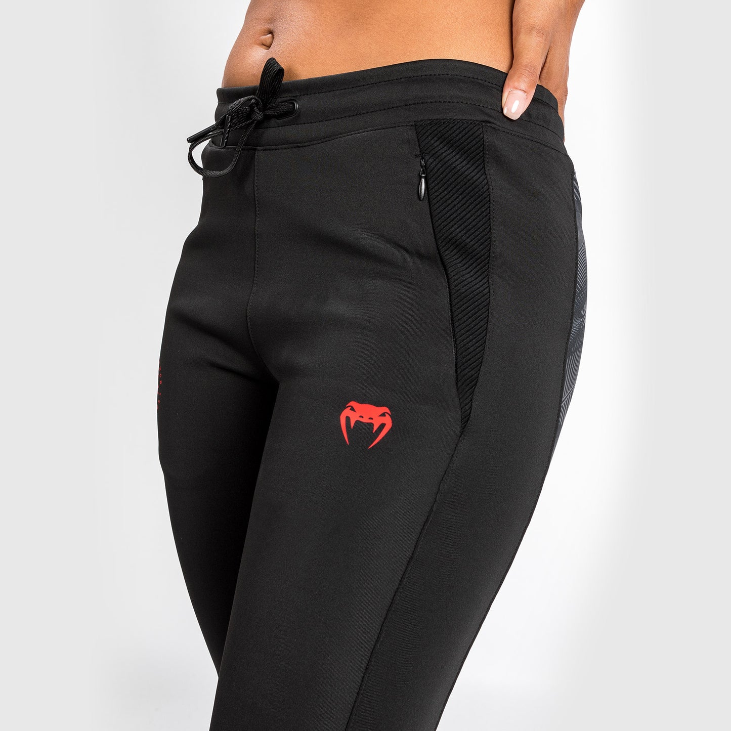 Pantalones de Jogging Venum Phantom - Para Mujer - Negro/Rojo