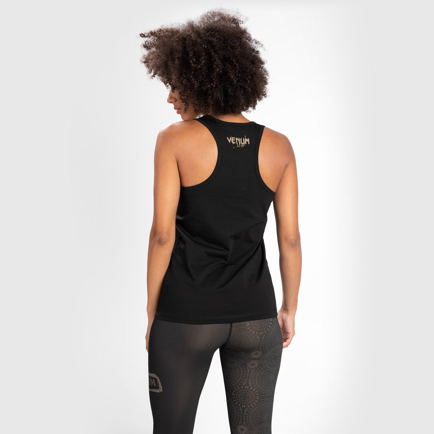 Camiseta de tirantes Venum Santa Muerte Dark Side para mujer - Negro/Marrón