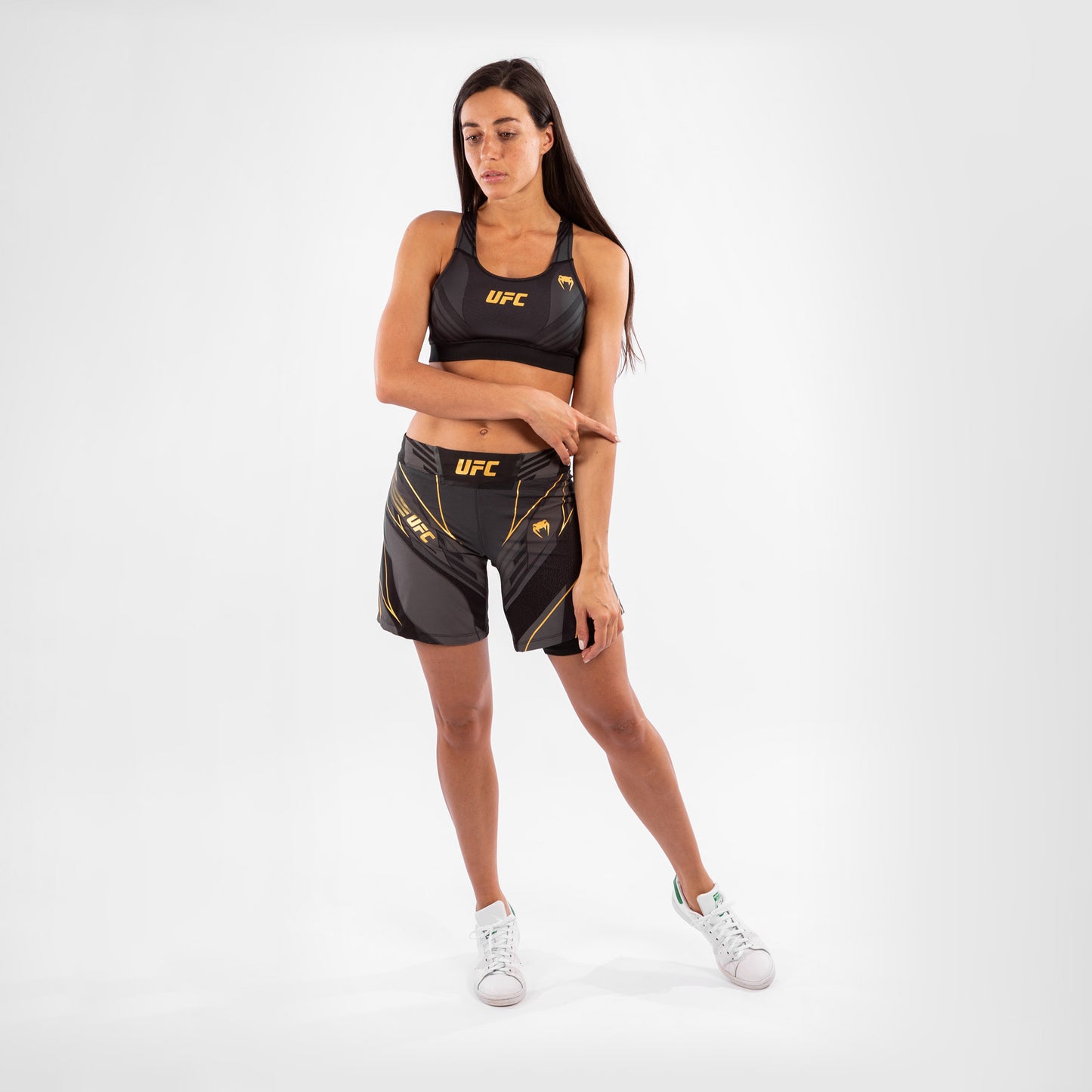 Pantalón De MMA Para Mujer Ufc Venum Authentic Fight Night – Modelo Largo - Campeón