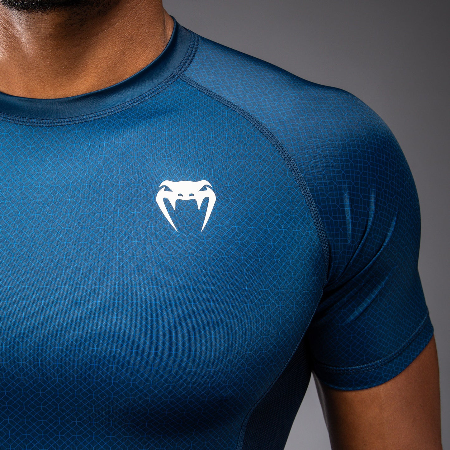 Venum x Roger Gracie Academy Rashguard Manga Corta - Azul
