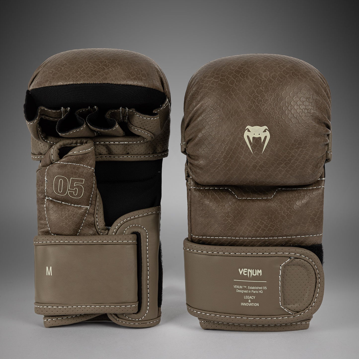 Venum Impact Evo Scales Guantes de Sparring MMA – Marrón