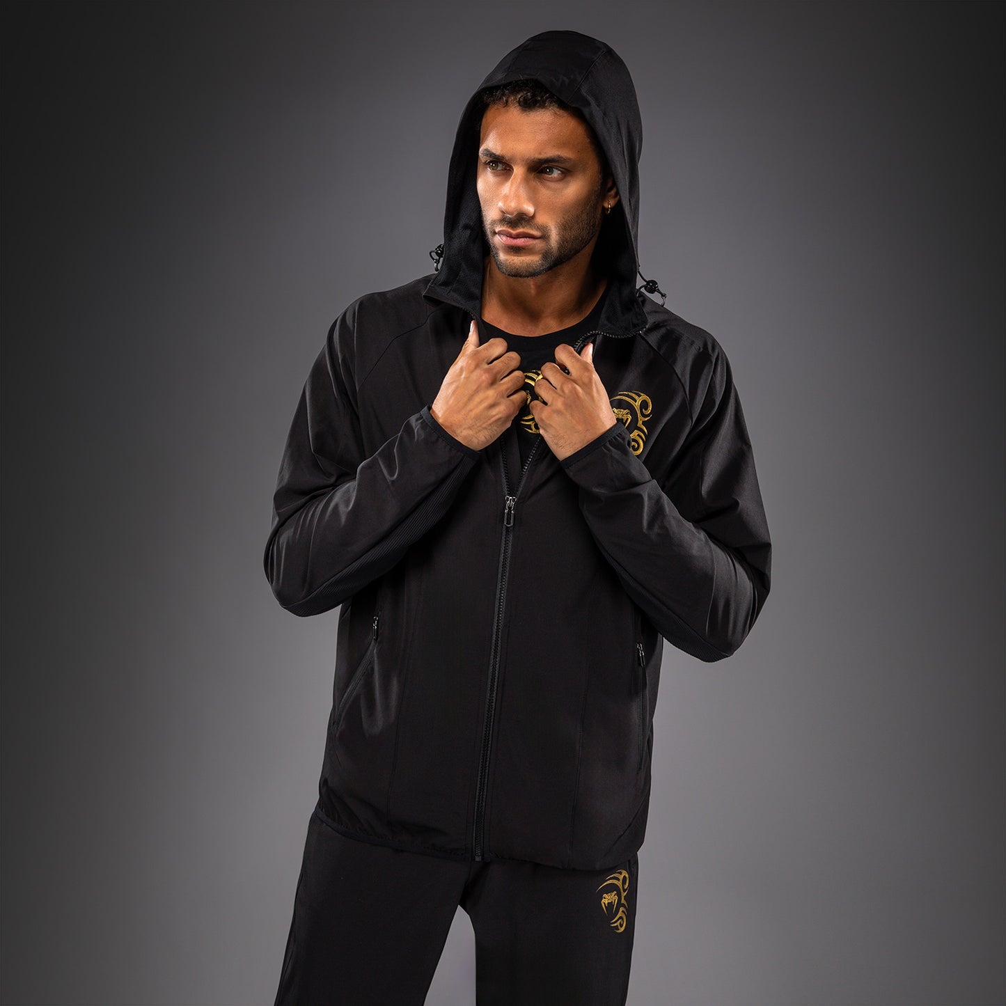 Venum x Mike Tyson Tiger Chaqueta de Chándal Tiger - Negro/Oro