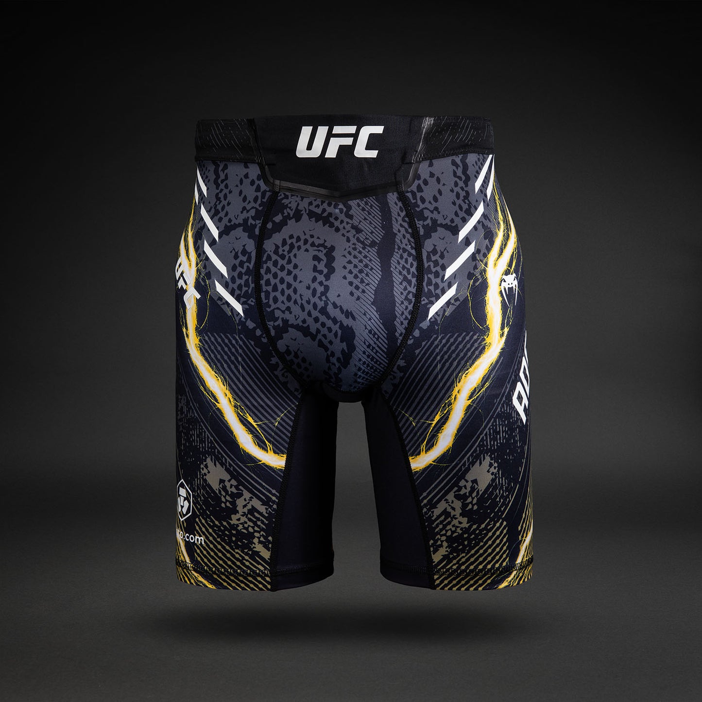 UFC Unrivaled by Venum Israel Adesanya Pantalones Vale Tudo para Hombres - Negro