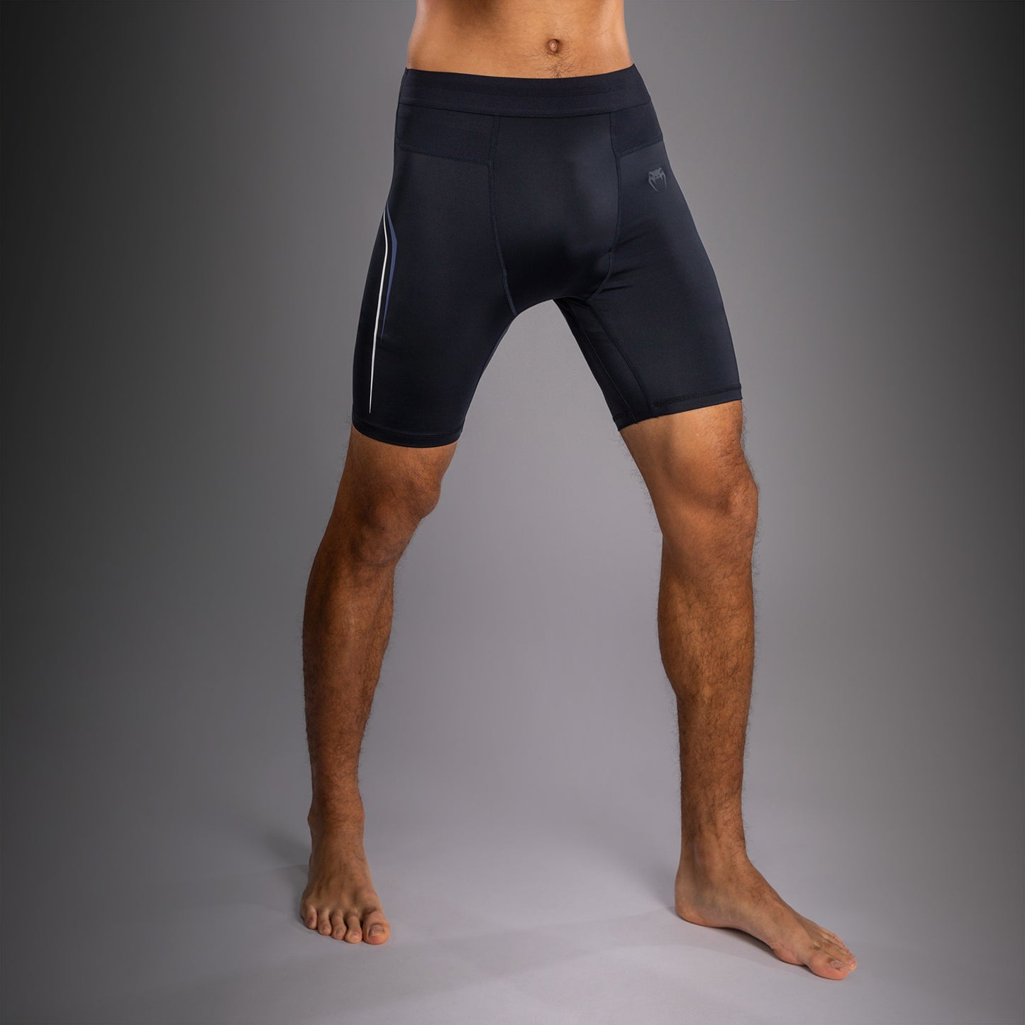 Venum G-Core Pantalón Corto de Compresión - Azul Marino/Blanco