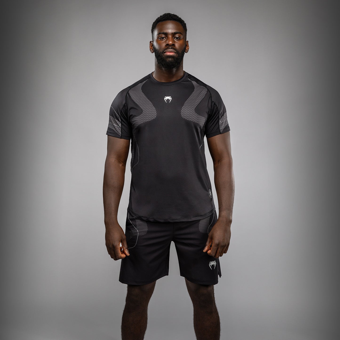 Venum Nexus Dry-Tech Camiseta – Negro/Plata