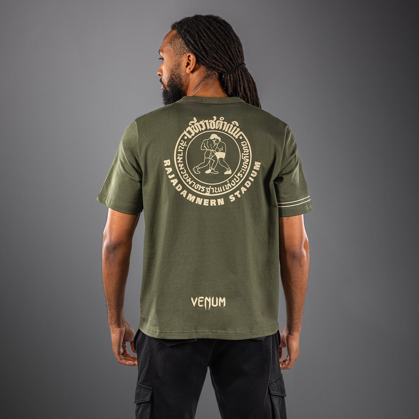 Venum x Rajadamnern Camiseta - Verde Militar