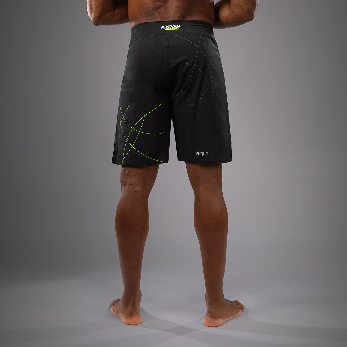 Venum Training Camp 4.0 Pantalones cortos de lucha - Negro/Verde neón