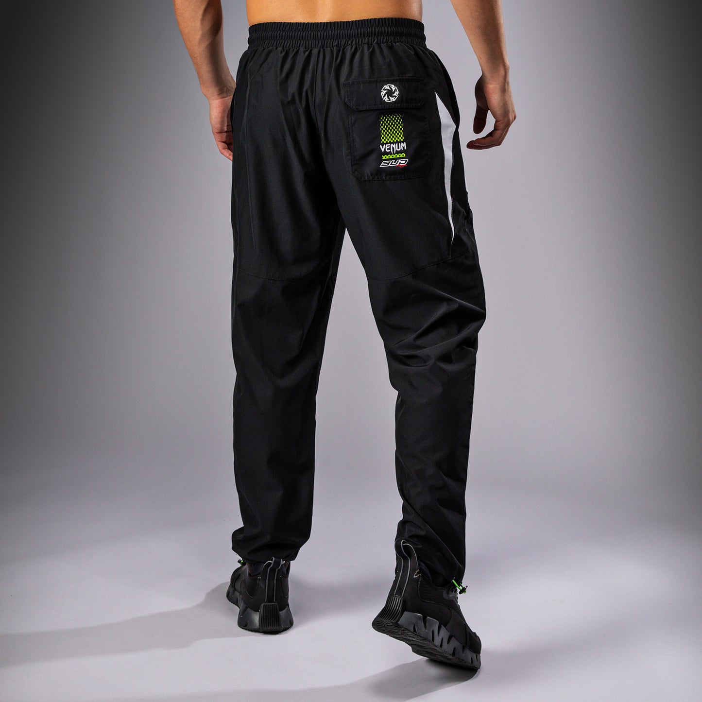 Venum x Bud Racing Joggers para Hombre - Negro/Blanco/Verde lima