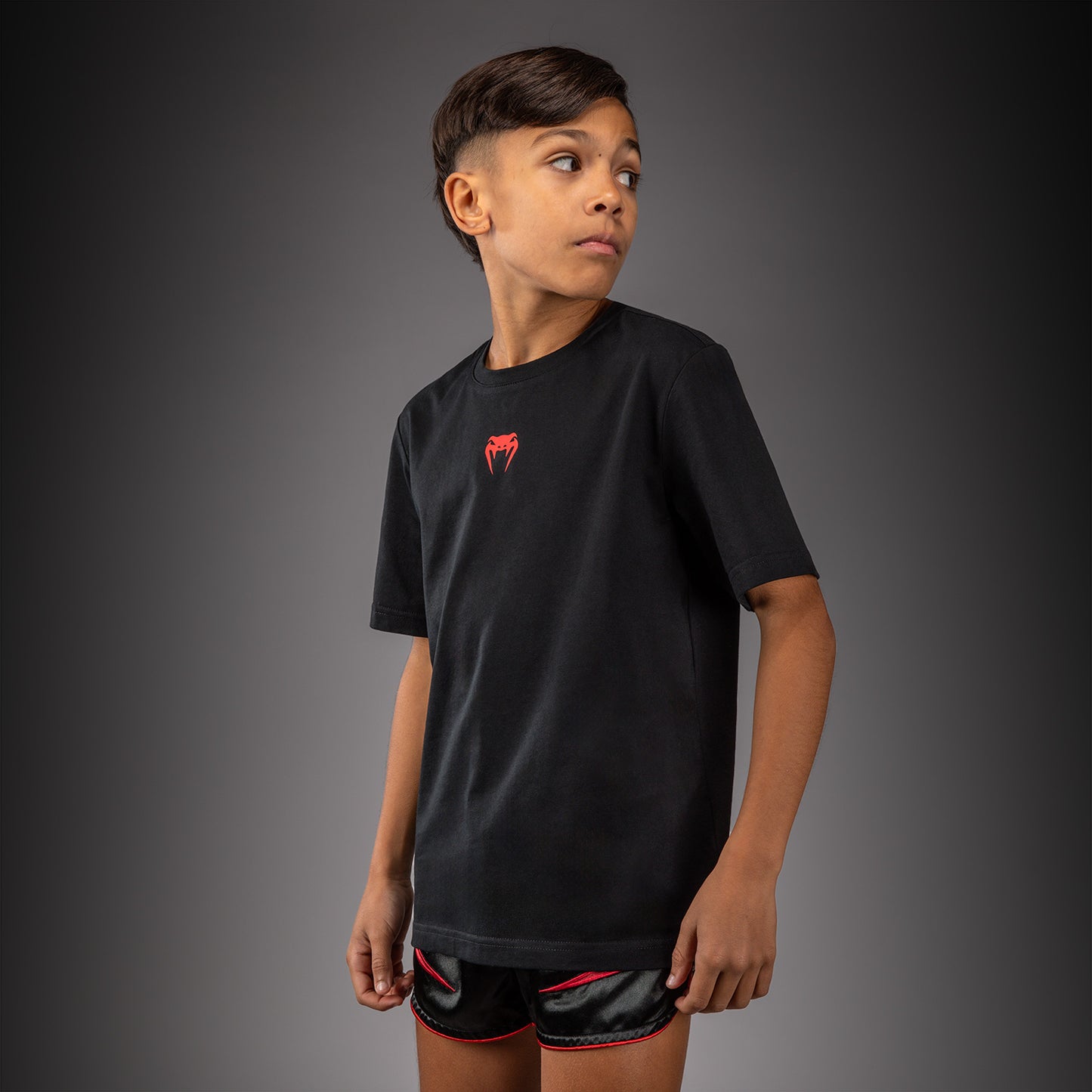 Venum Attack Camiseta de Algodón para Niño - Negro/Rojo