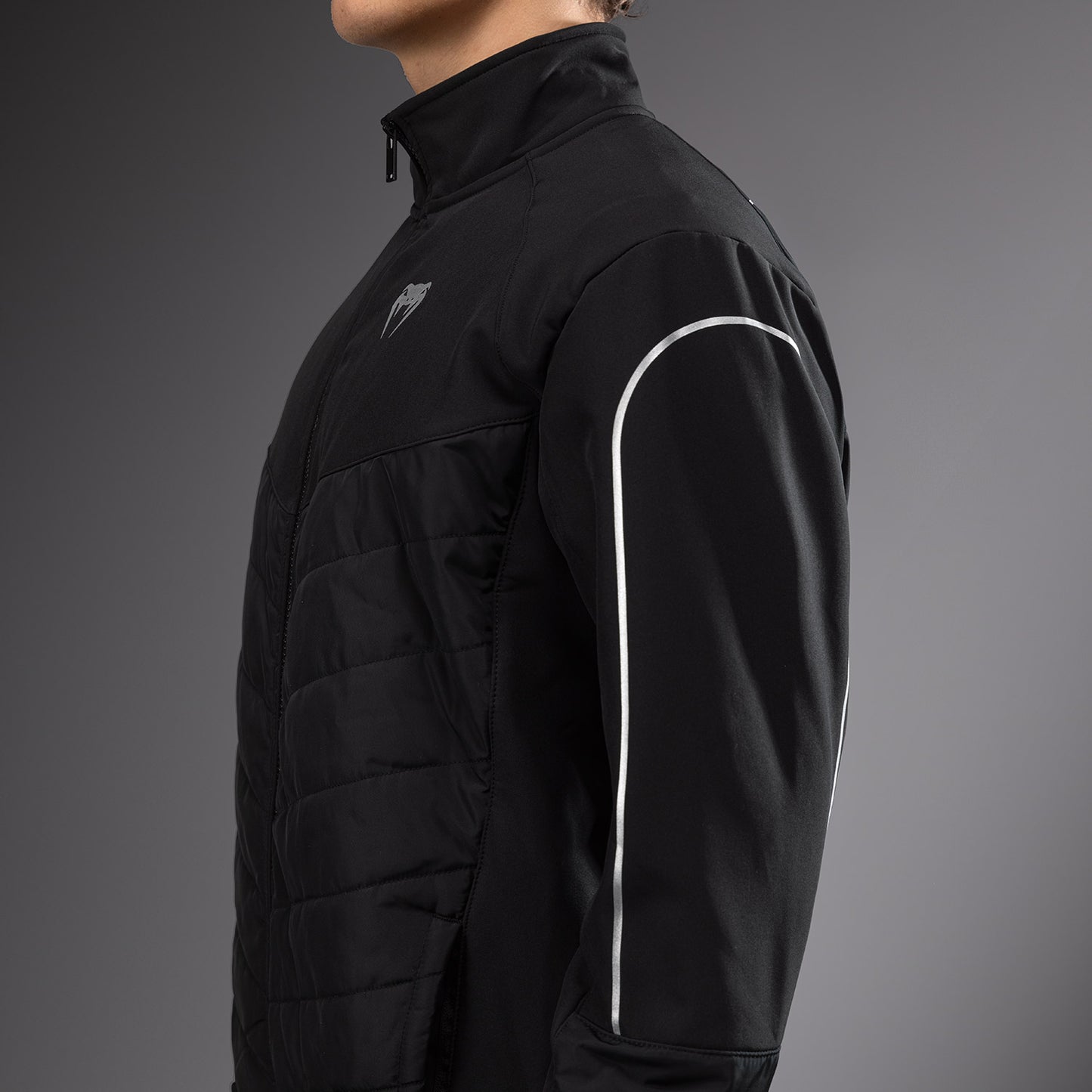 Venum Paddock Chaqueta Softshell Manga Larga - Negro