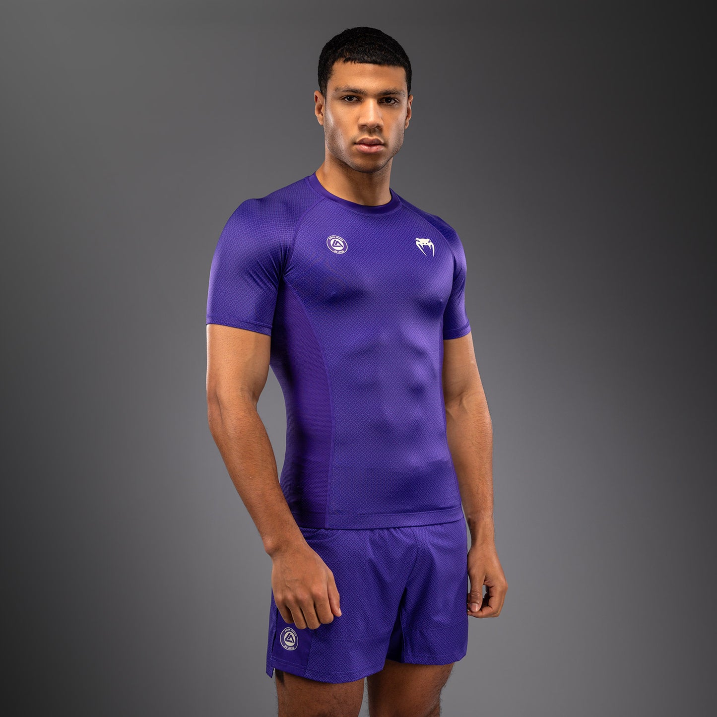 Venum x Roger Gracie Academy Rashguard Manga Corta - Morado