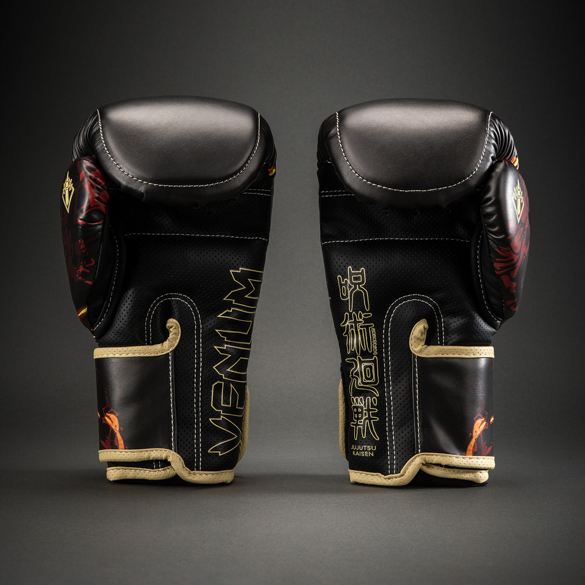 Jujutsu Kaisen x Venum Sukuna Impact Evo Guantes de Boxeo – Negro/Beige