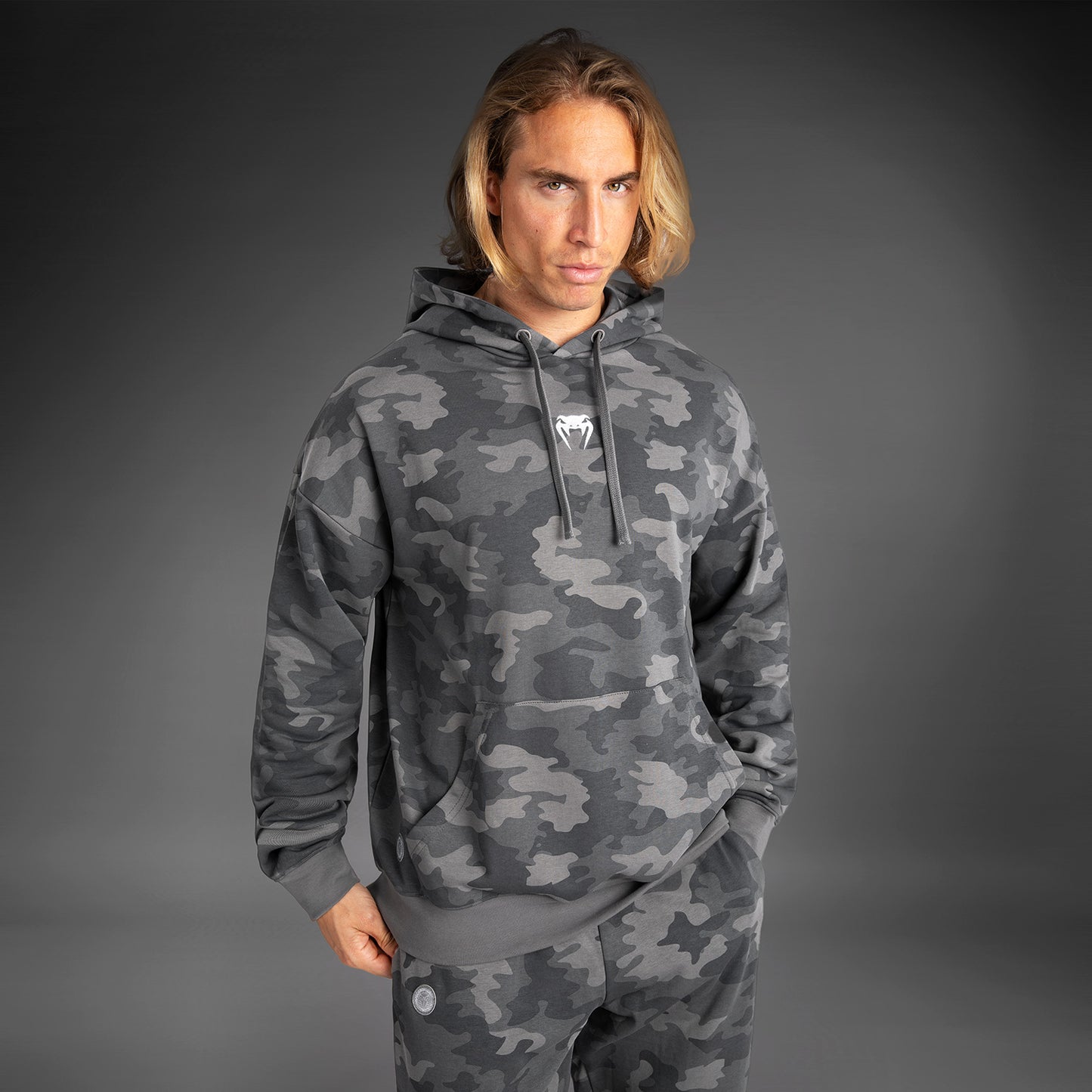 Venum Vortex XL Sudadera Con Capucha para Hombre - Camuflaje Antracita