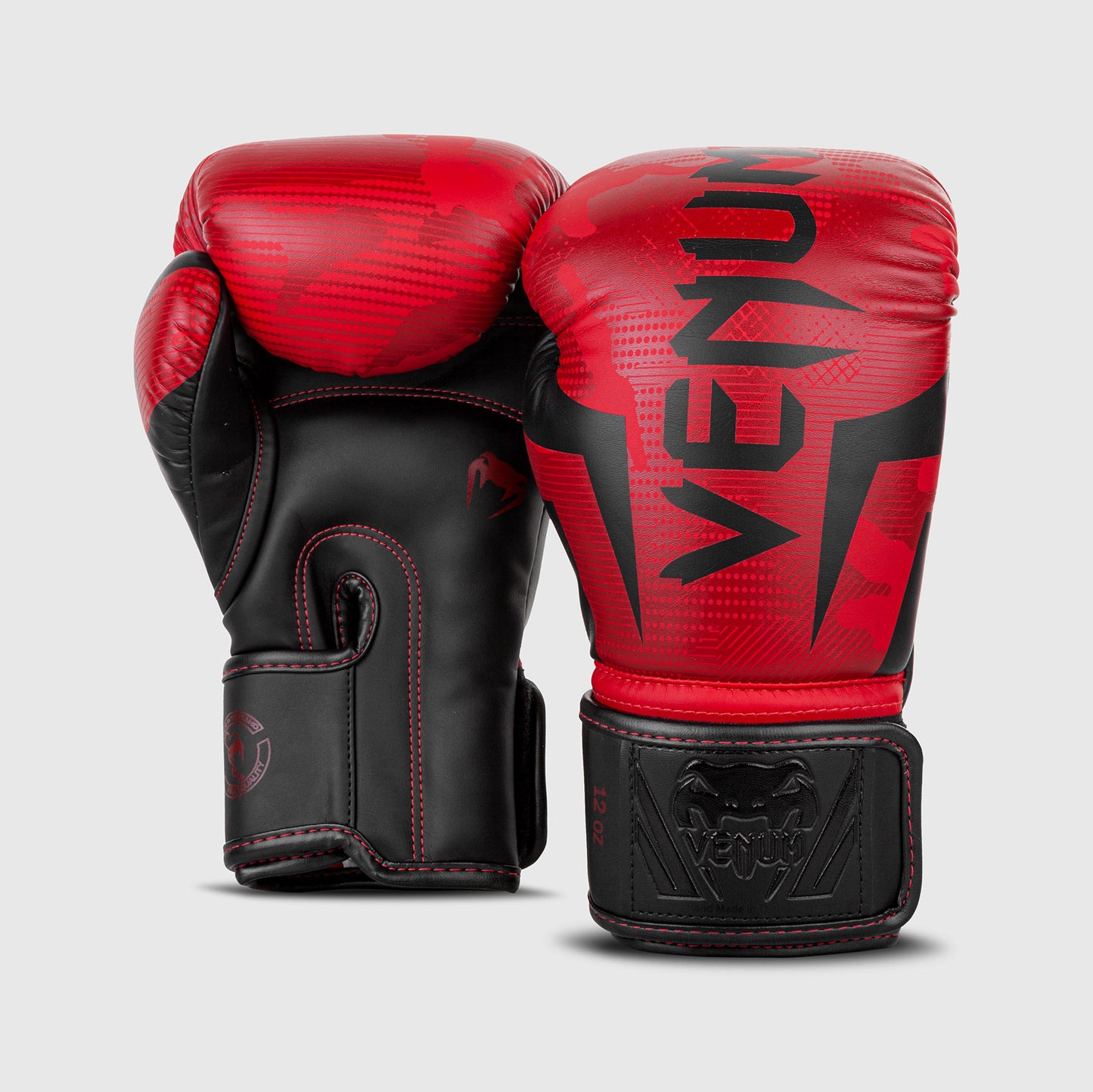 Guantes de boxeo Venum Elite - Rojo/Camo