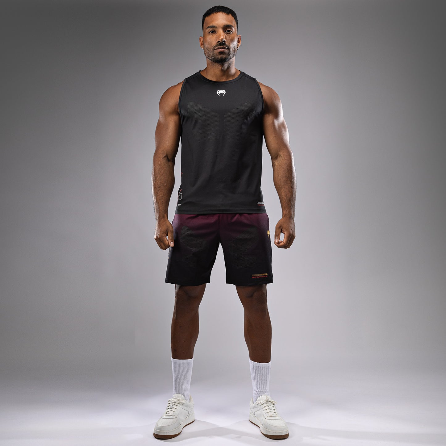 Venum Tactical XT  Camiseta de tirantes para hombre Dry Tech - Negro/Rojo fuego