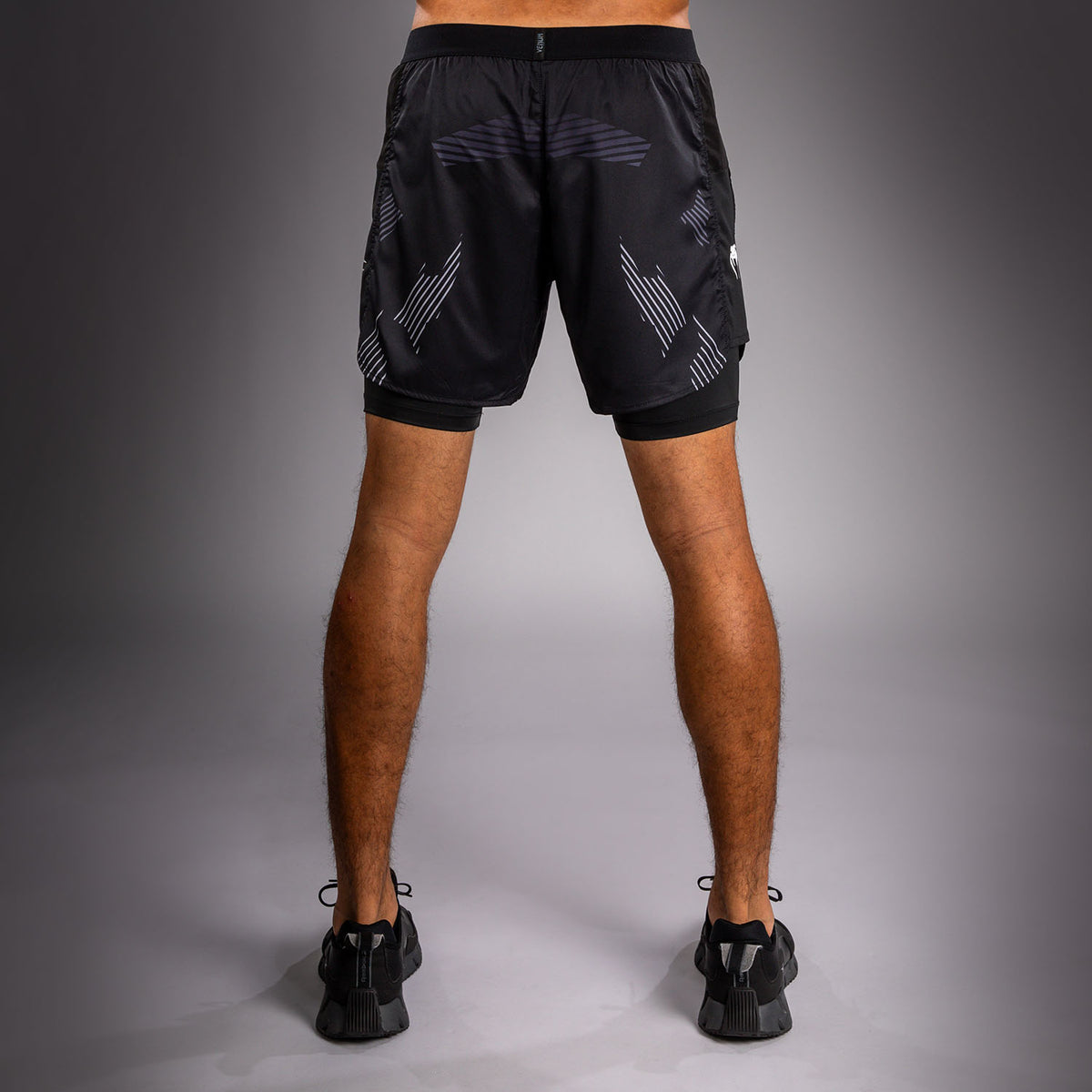 Venum No-Gi 6.0 Pantalón Corto de Entrenamiento - Negro/Blanco
