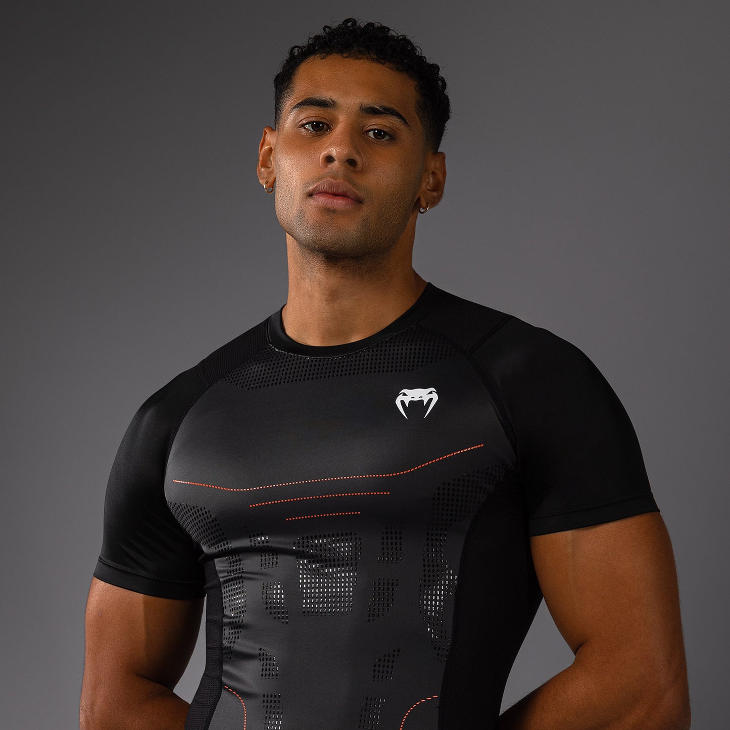 Venum Technical 3.0 Camiseta de Manga Corta Rashguard - Grafito