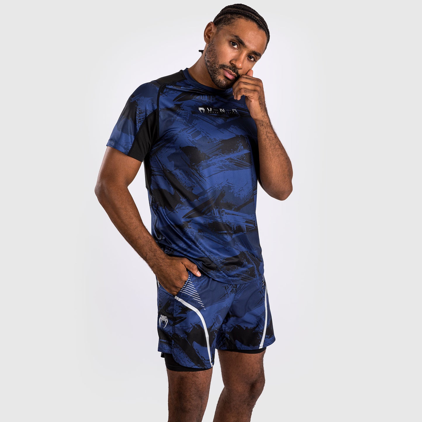 Venum Electron 3.0 Camiseta Dry-Tech - Azul marino