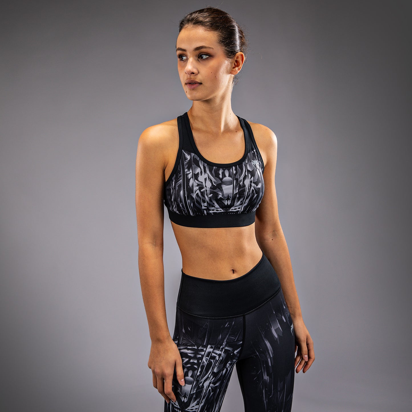 Venum Tiger Sujetador deportivo para Mujer - Negro/Plata
