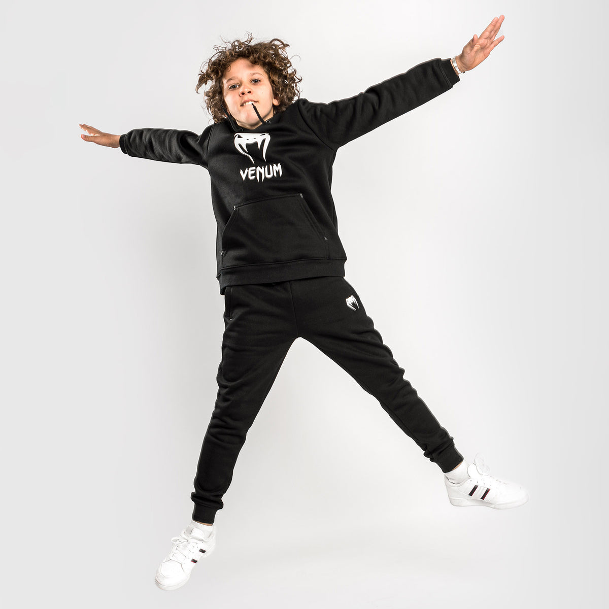 Venum Classic Sudadera con Capucha Para Niños - Negro