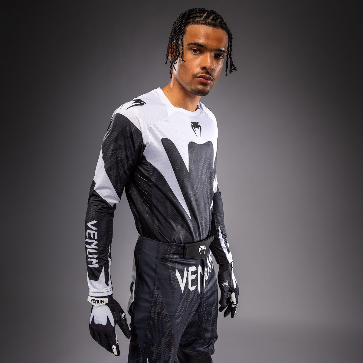 Venum MX Elite Camiseta de Motorsports - Negro