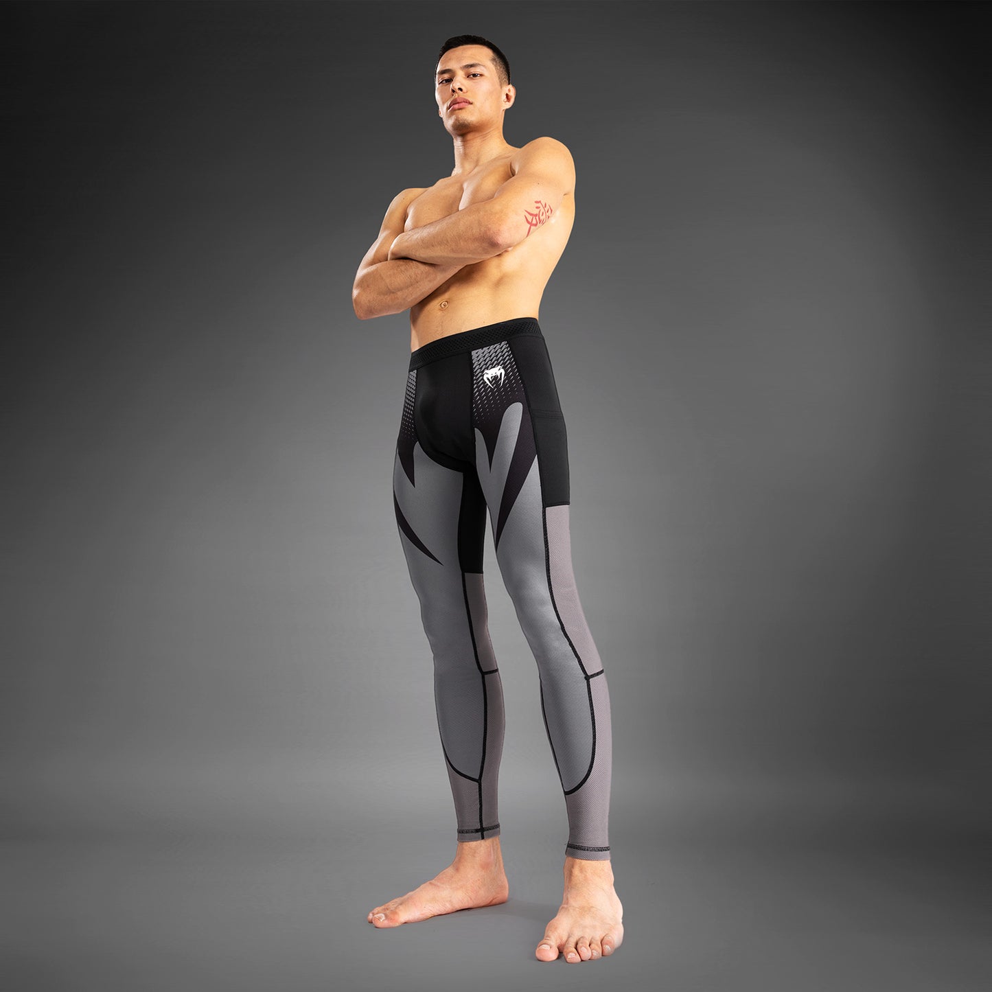 Venum Attack Pantalones de Compresión para Hombre - Negro