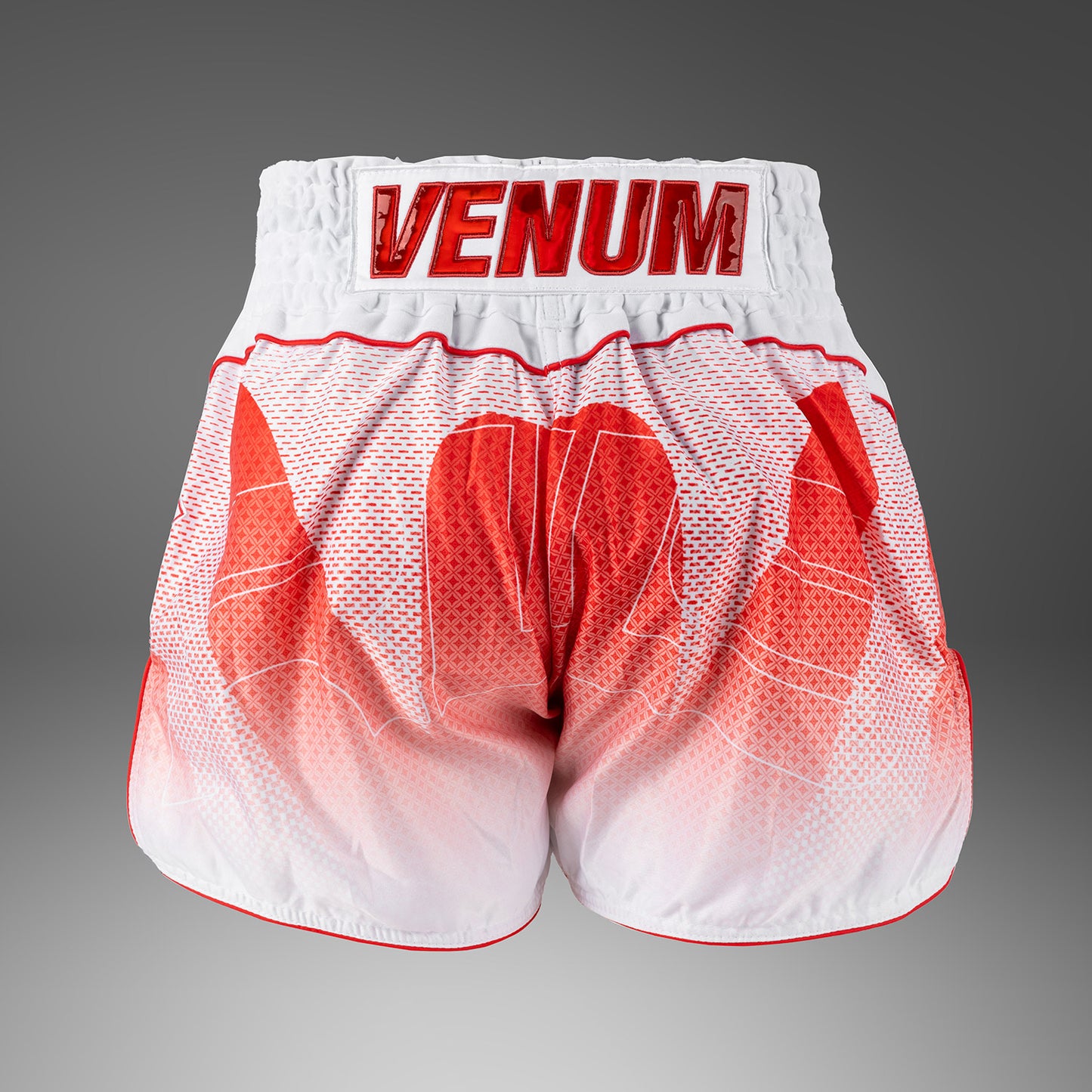 Venum x RWS 2.0 Pantalones Cortos de Muay Thai – Blanco/Rojo