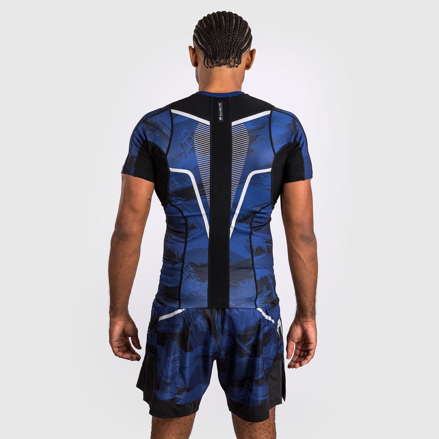 Venum Electron 3.0  Lycra Manga Corta - Azul Marino