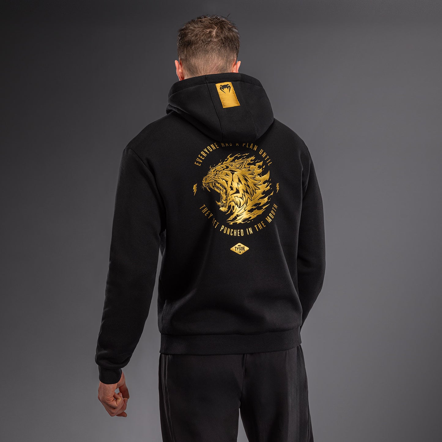 Venum x Mike Tyson Tiger Sudadera con Capucha Tiger - Negro/Oro