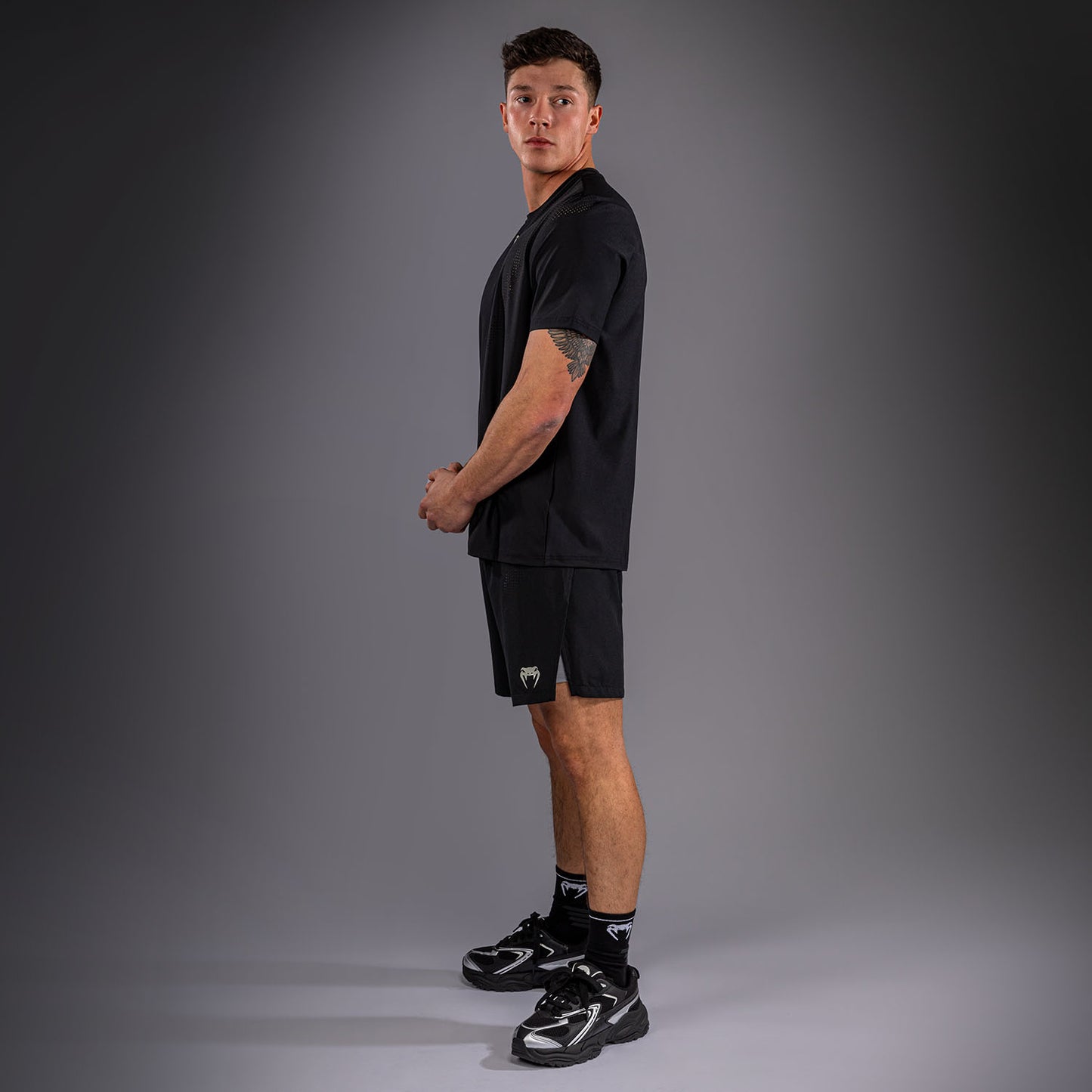 Venum Lazer Camiseta Dry Tech - Negro/Gris