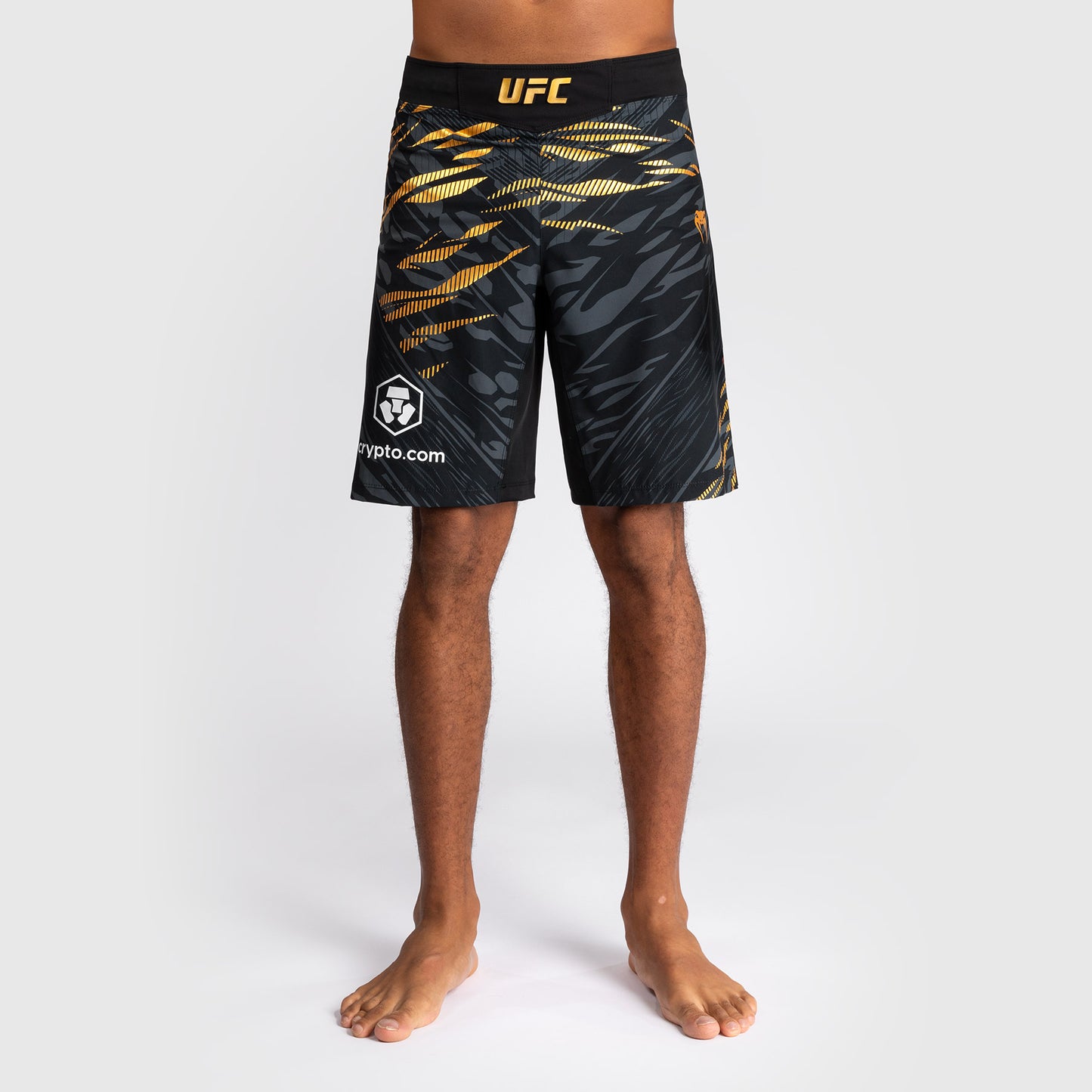 UFC Fusion by Venum Personalizados Authentic Fight Night Shorts de Lucha para Hombre - Ajuste Largo - Campeón