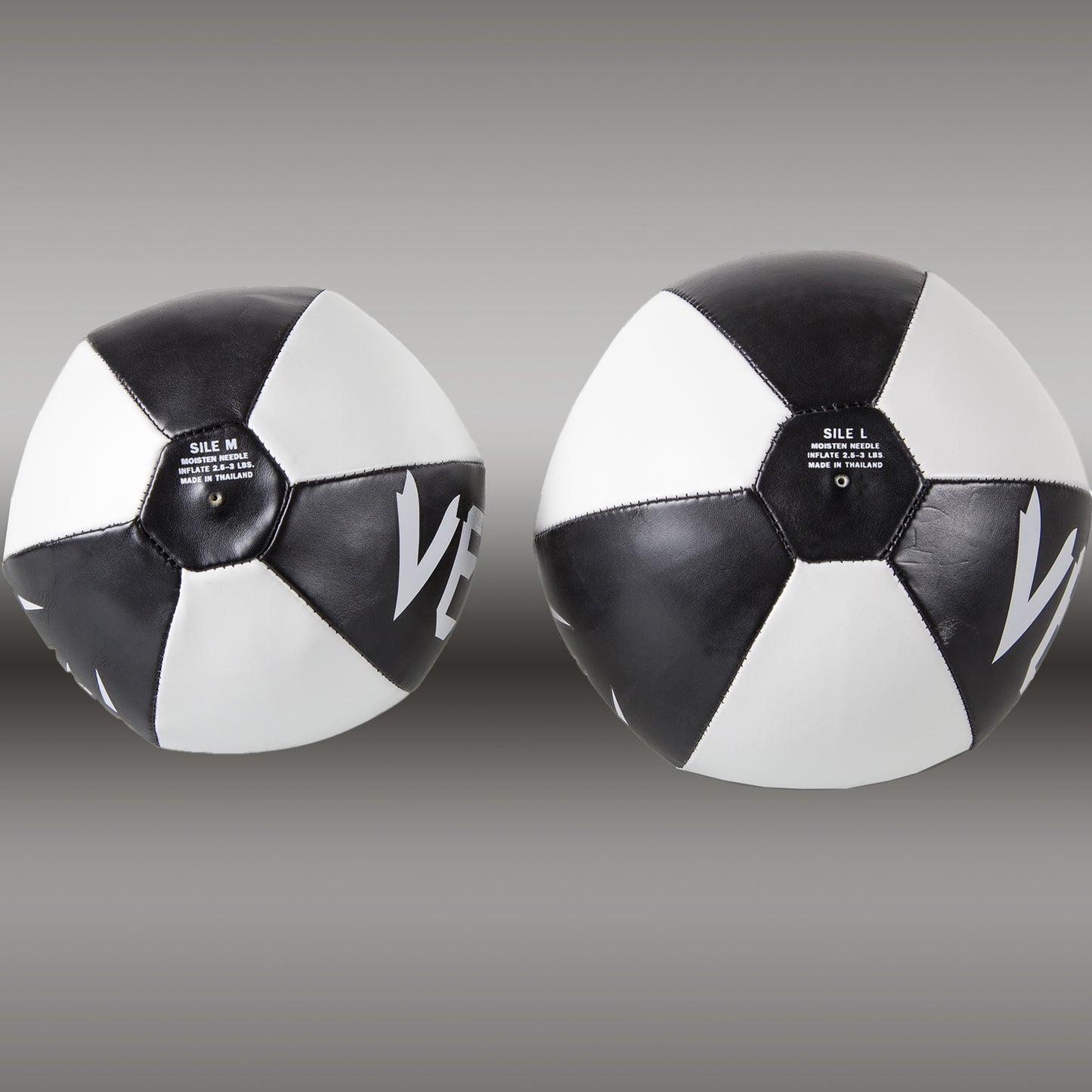 Pera de boxeo Venum  - Cuero Skintex  - Negro/Blanco