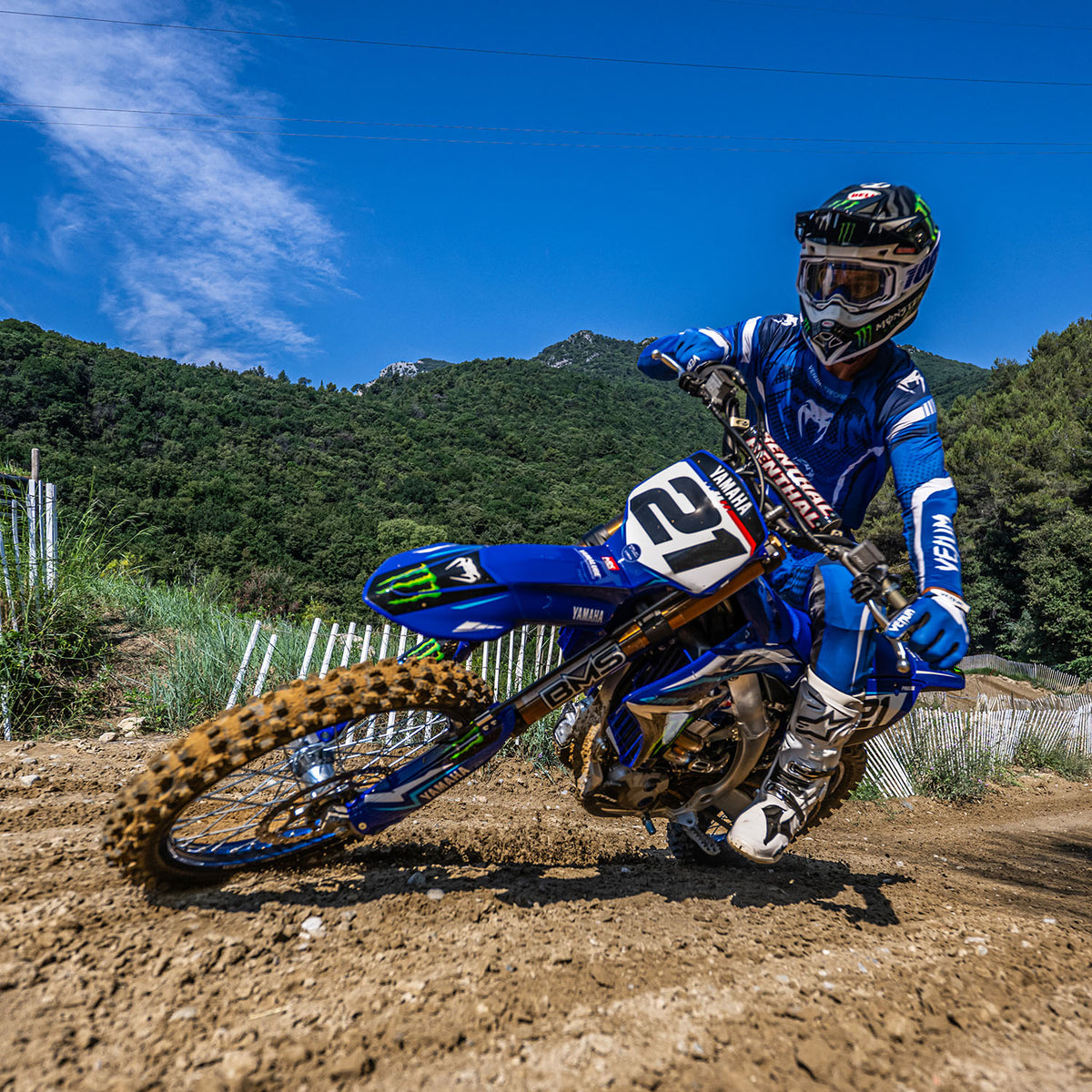 Venum MX Elite Camiseta de Motorsports - Azul