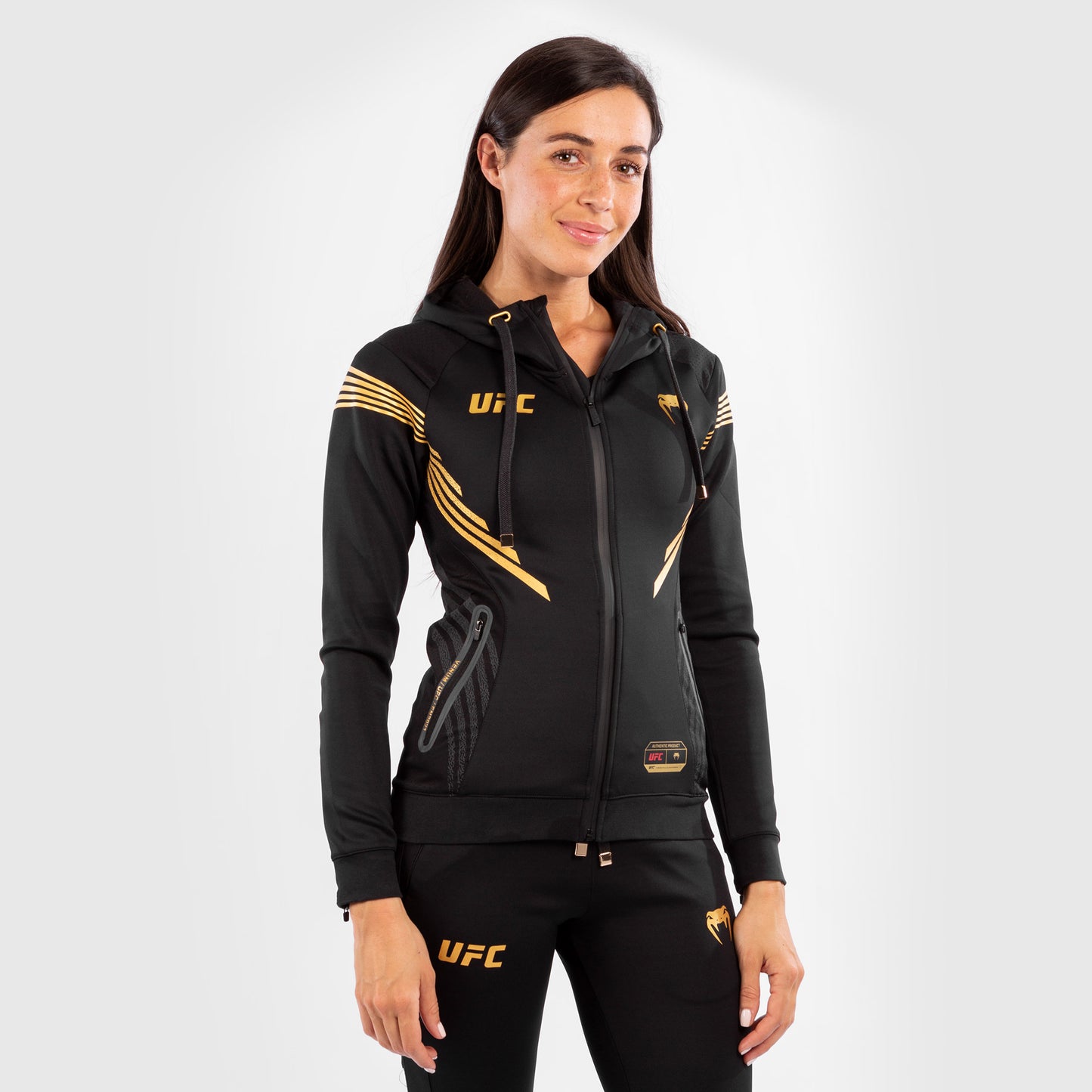 Sudadera Para Mujer Personalizada UFC Venum Authentic Fight Night Walkout - Campeón